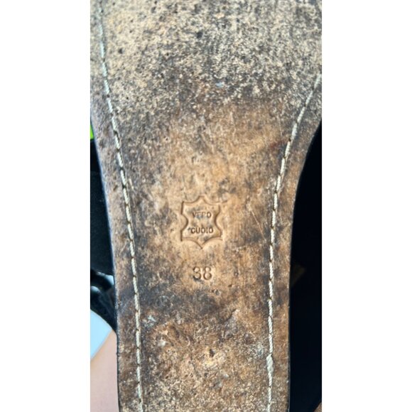 Alice + Olivia Anastasia Flatforms Suede Platform Sandals Jute Trim Black  7.5 - Picture 12 of 13